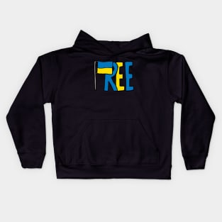 Free Ukraine Kids Hoodie